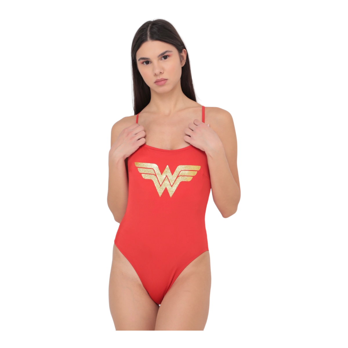 Traje De Baño Completo Dc Mujer Maravilla Para Mujer Talla Grande