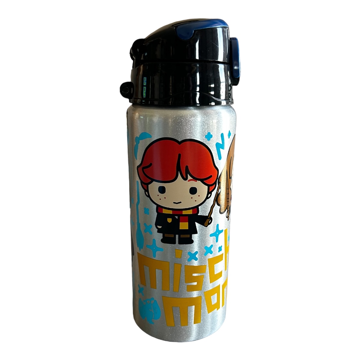 Botella Para Agua O Cafe Harry Potter Aluminio 600 M.
