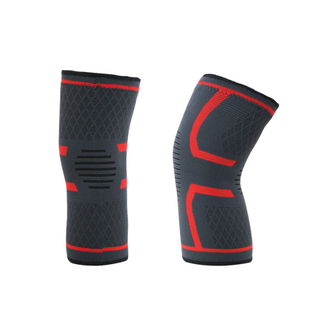 Rodillera de color rojo talla M y G para deporte o rehabilitación.