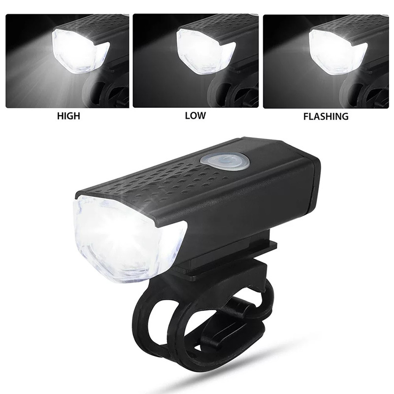 Luz Delantera Y Trasera Led Recargable Para Bicicleta.