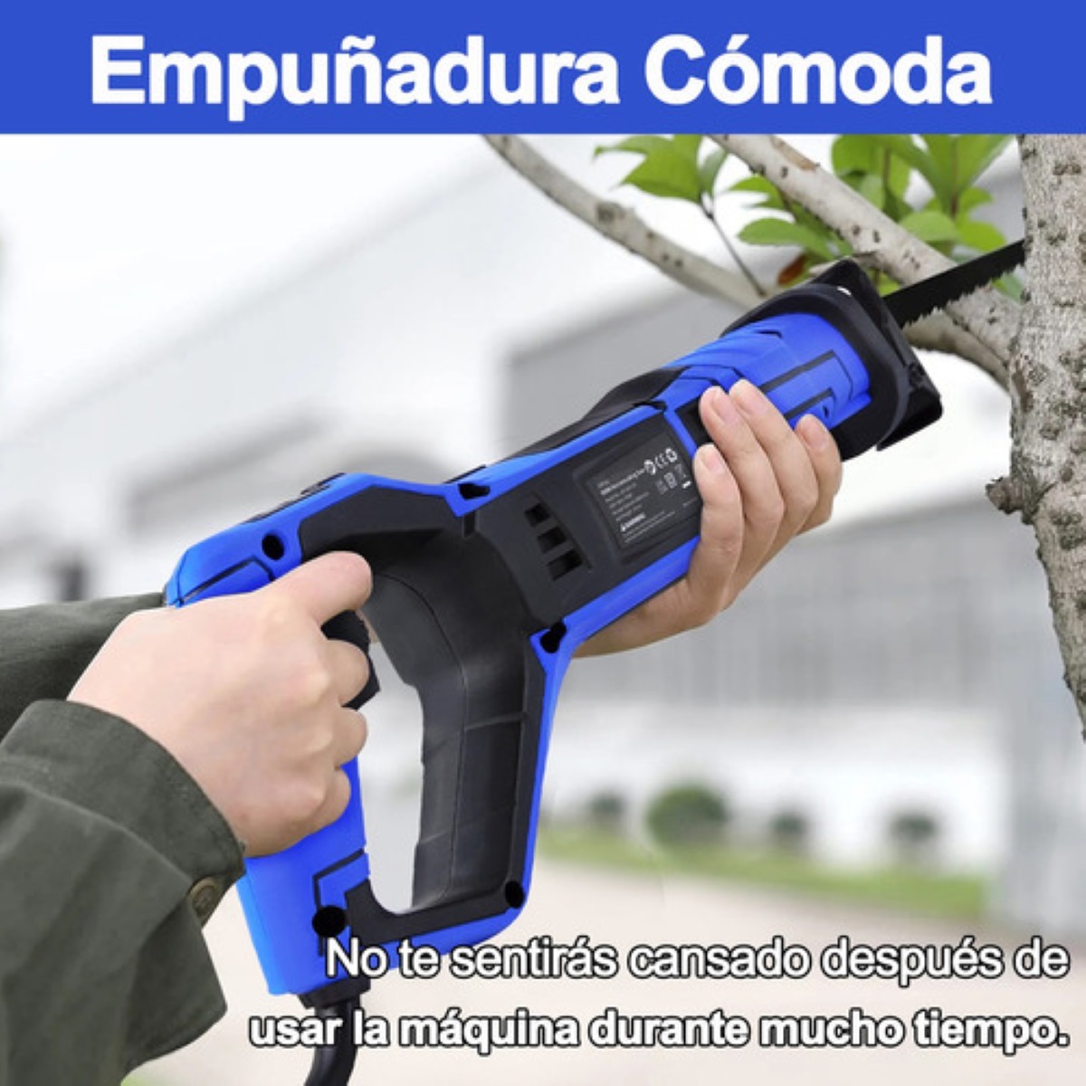 Sierra Reciproca Eléctrica Sable Velocidad Con 5 Seguetas
