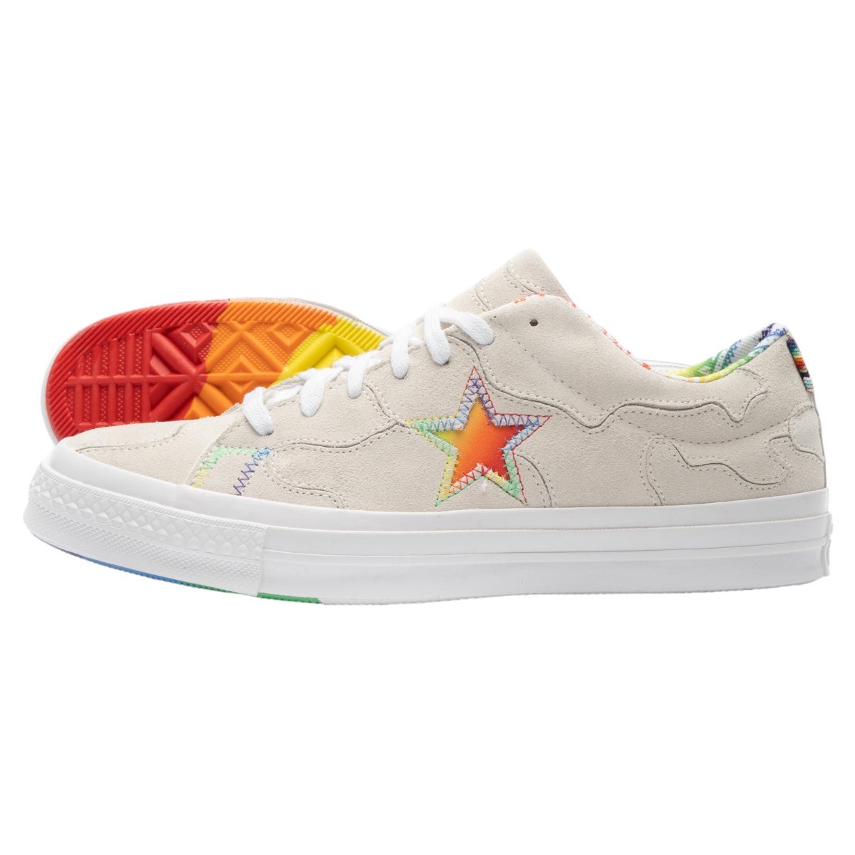 Tenis Converse One Star Pride Low Egret - 100% Original