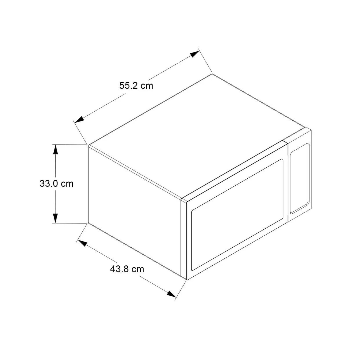 Microondas KitchenAid KMCS1016GSS de 55 cm y 1.6 p³ (45 L) Acero Inoxidable Compatible con Trim MK2160AZ.