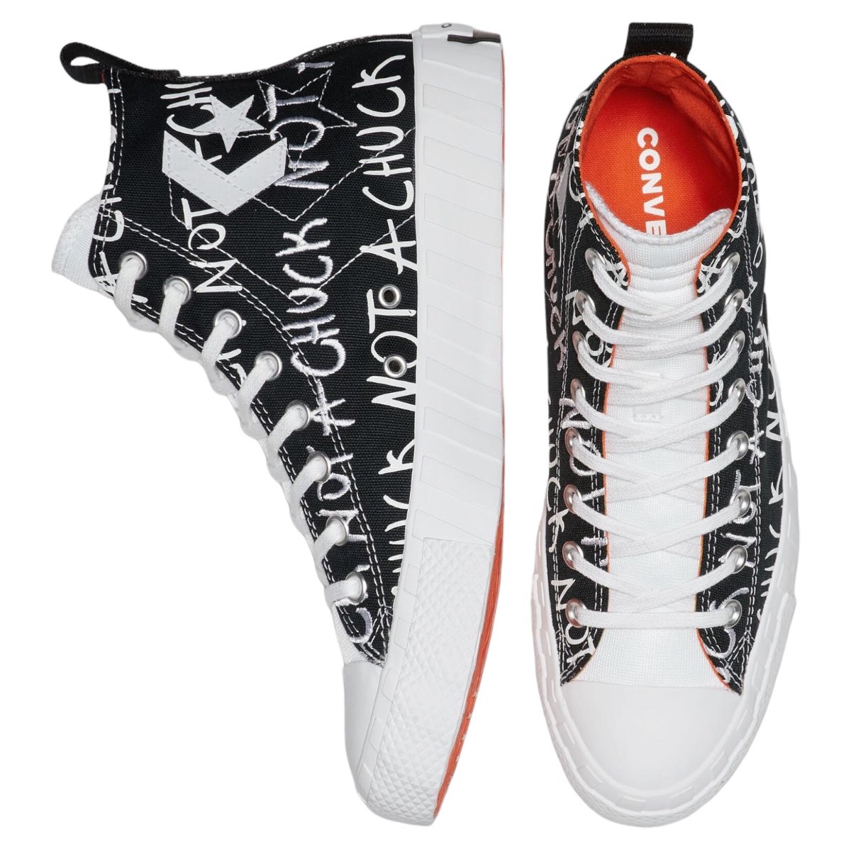 Tenis Converse UNT1TL3D Hi Not A Chuck Black De Bota 