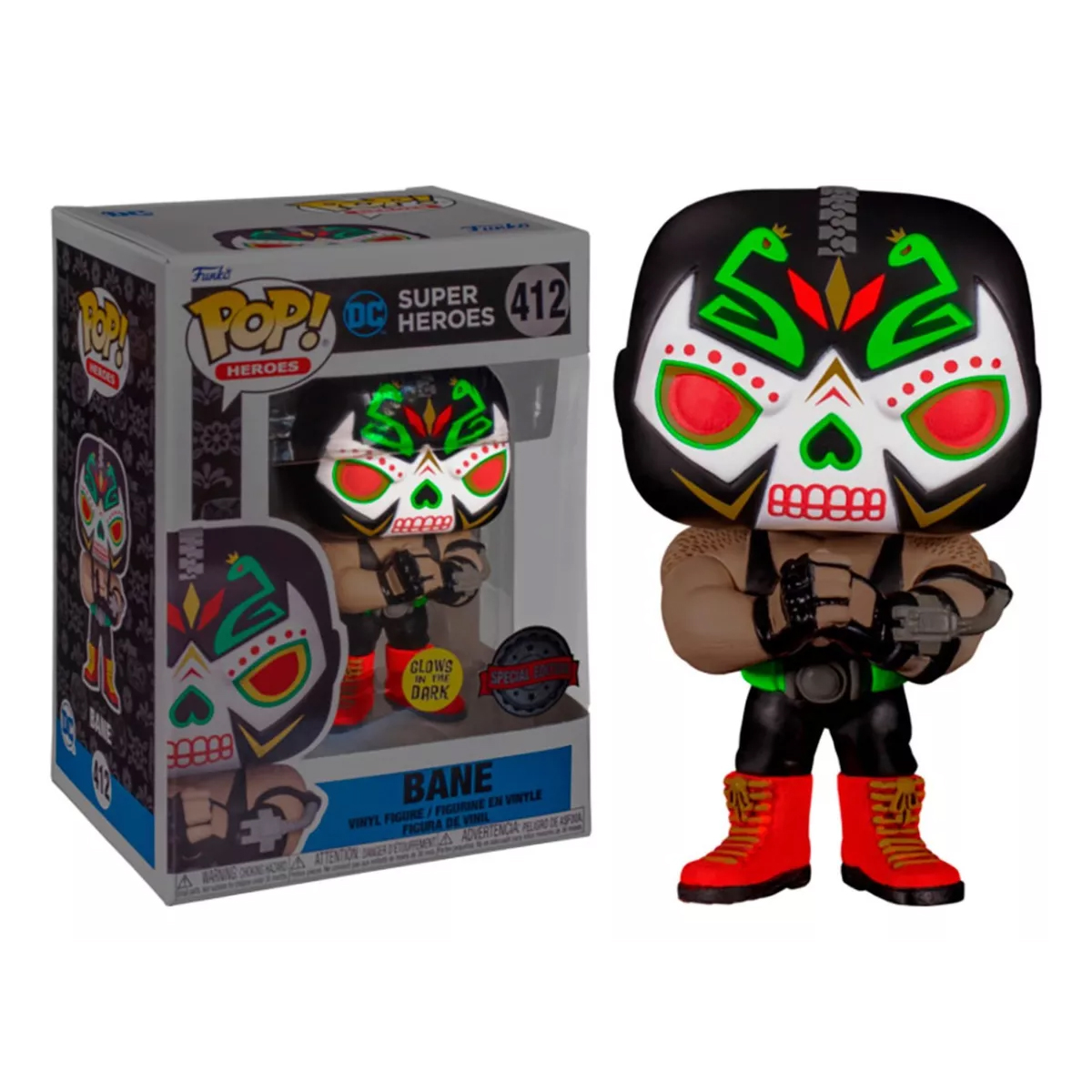 Funko Dc Super Heroes - Bane (dia De Los Muertos) #412