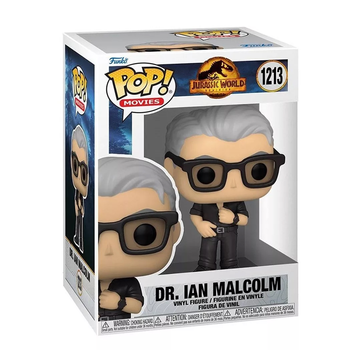 Funko Pop! Dr. Ian Malcolm 62224 Jurassic World Dominion Figura De Accion #1213