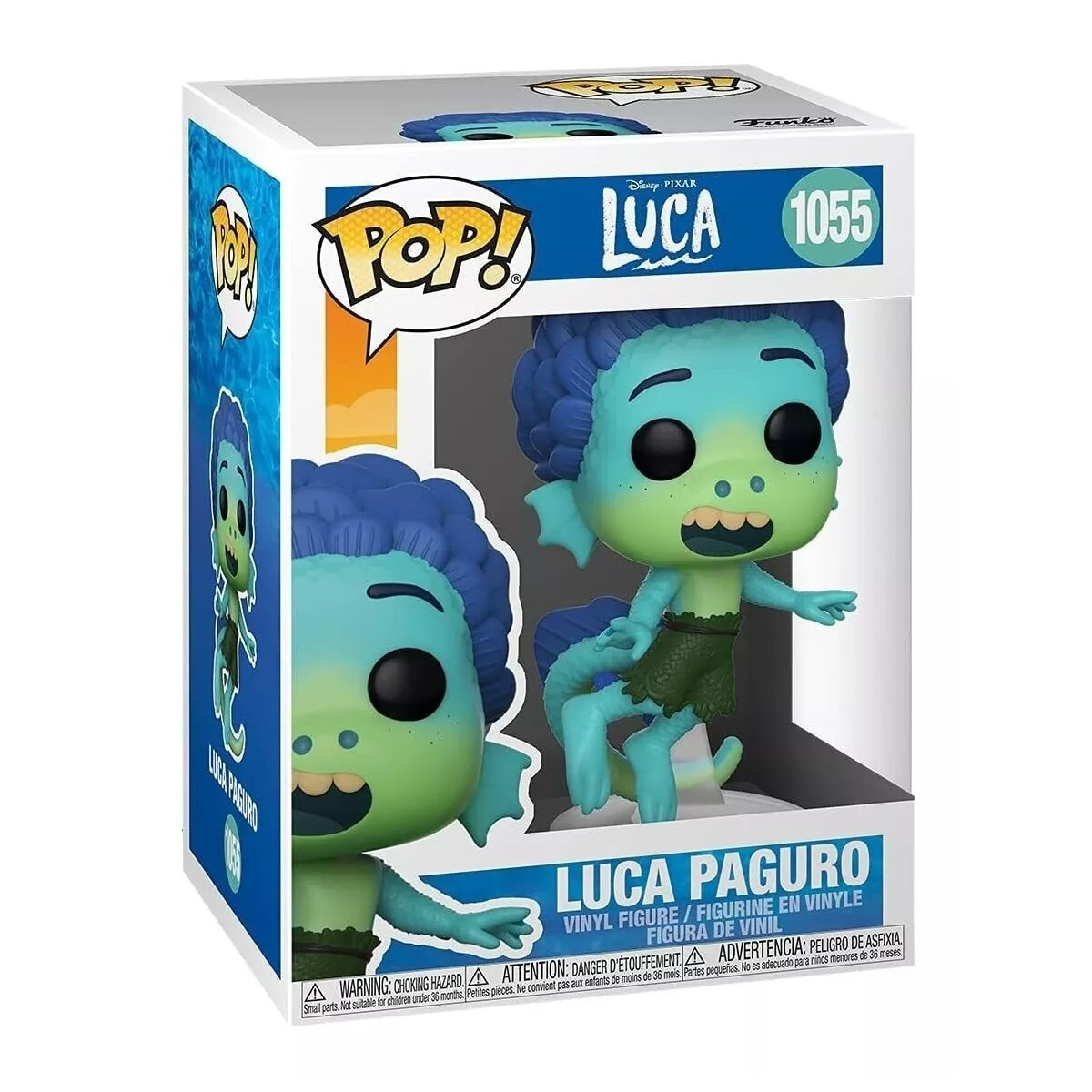 Funko Pop Luca Paguro Triton #1055 Luca Pelicula Disney Pixar Figura De Accion Original.