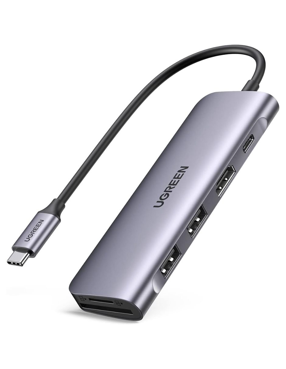 UGREEN Hub USB C 6 en 1 100W.