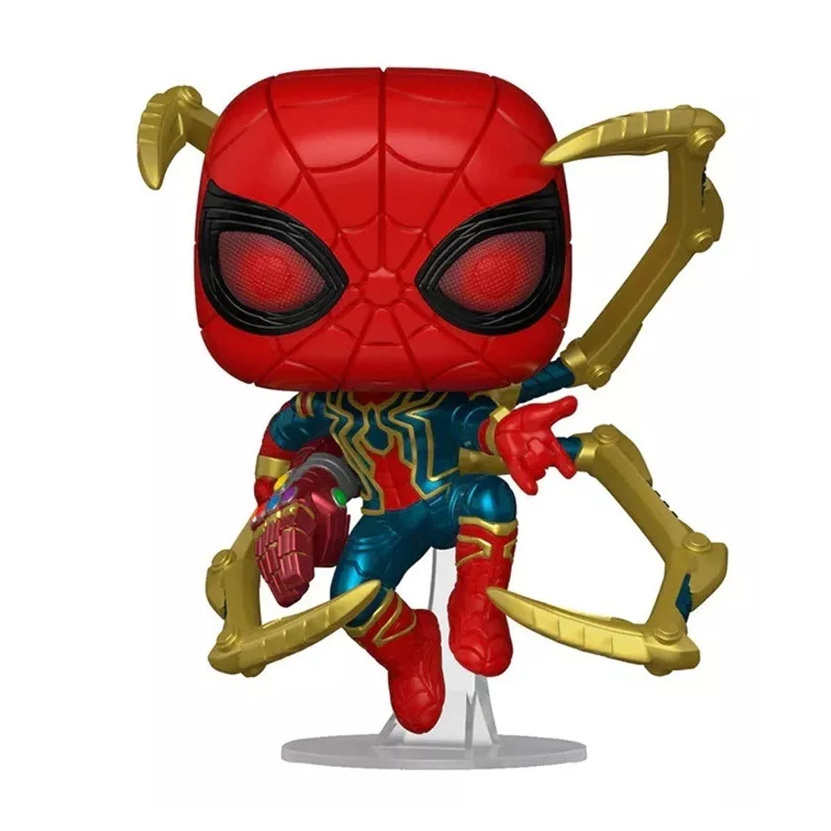 Funko Pop Iron Spider-man Nano Gauntlet Glow In The Dark #574.
