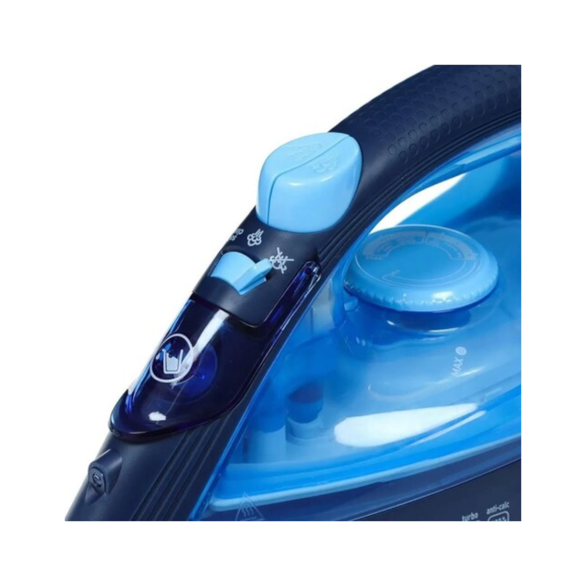 Plancha Vapor T-FAL Easy Steam FV1950X0 suela carámica 1200W depósito 120ml.