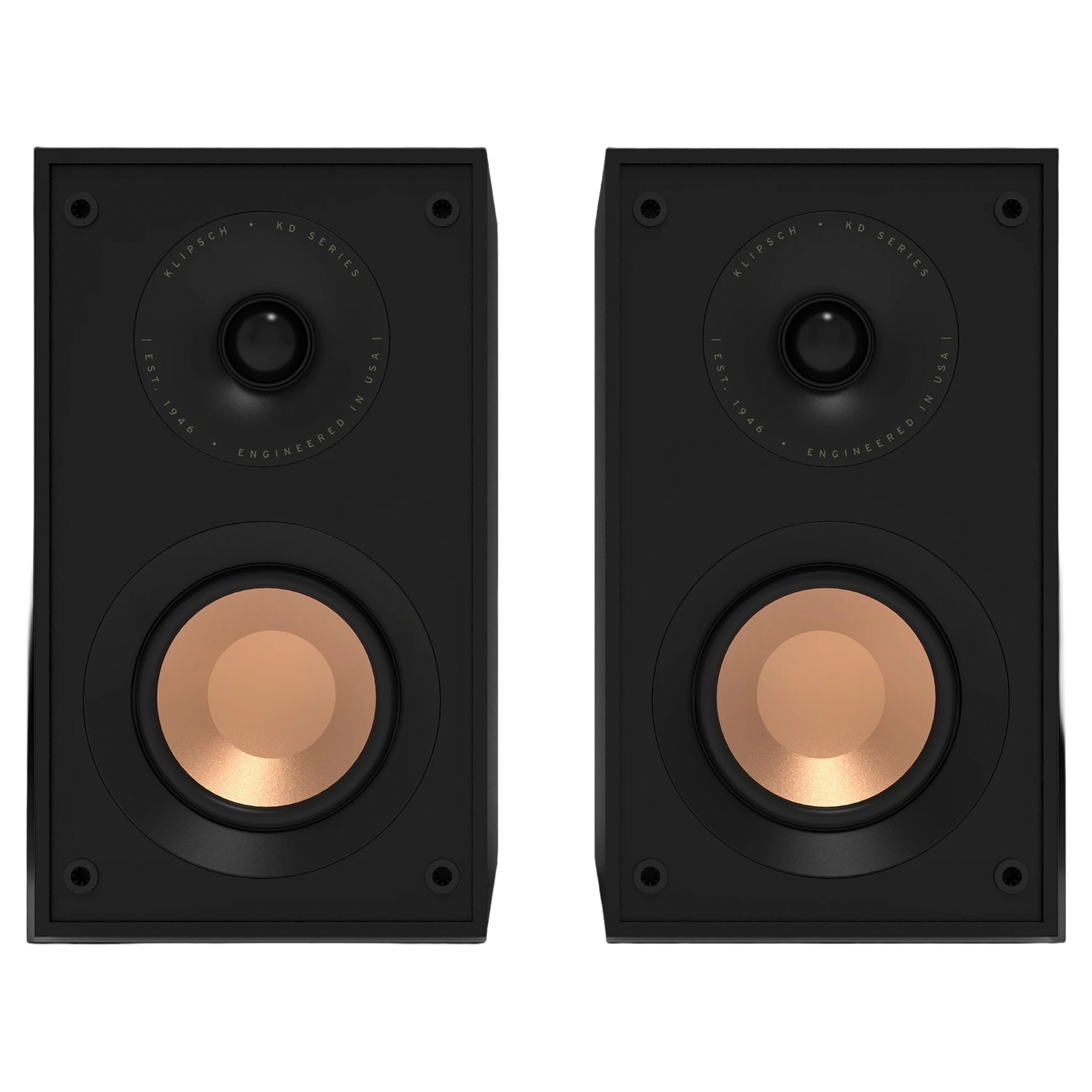 Set De 2 Bocinas Klipsch Kd 400 Bluetooth 48w Rms Salida Rca Negro