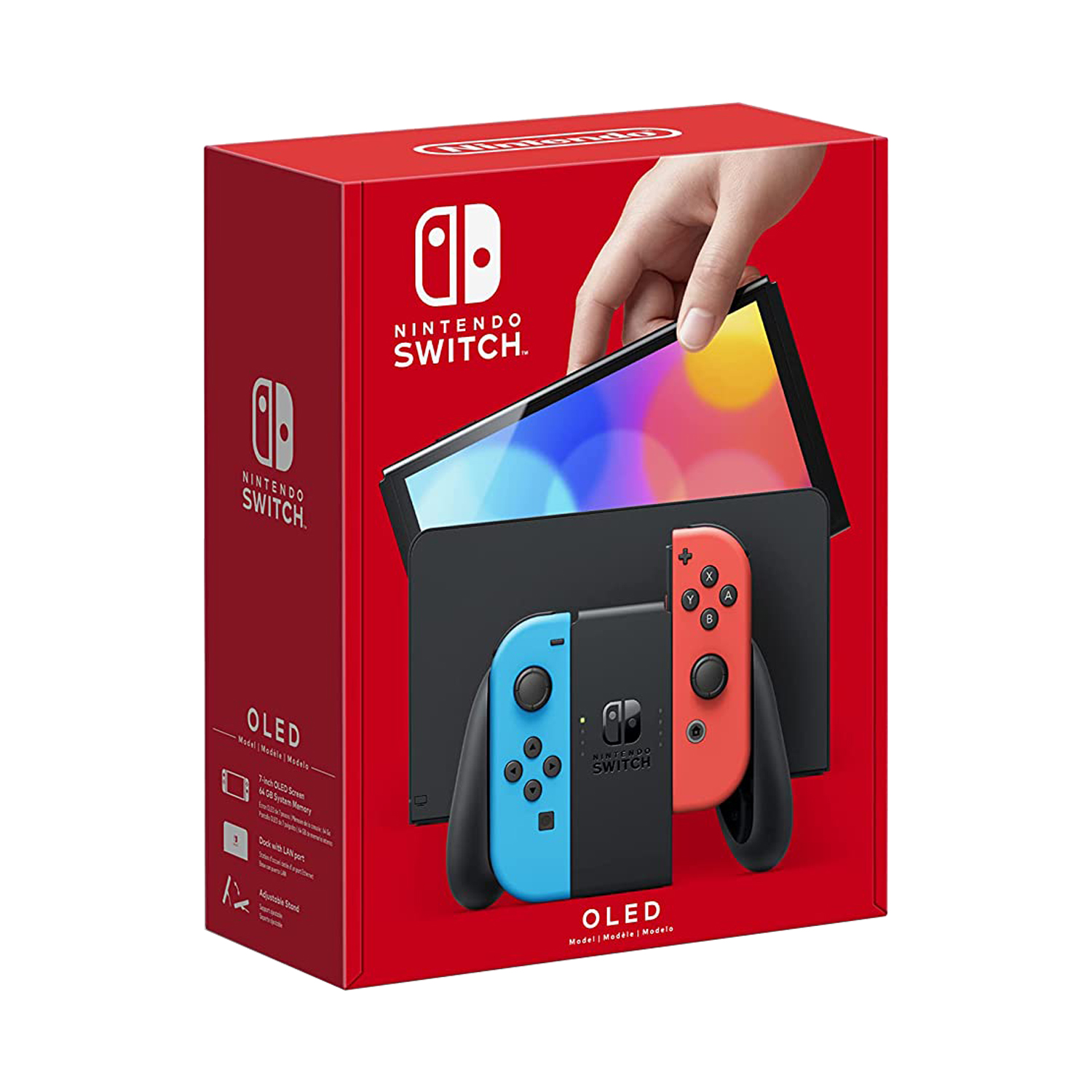 Nintendo Switch Oled 64Gb Neon Azul/Rojo.