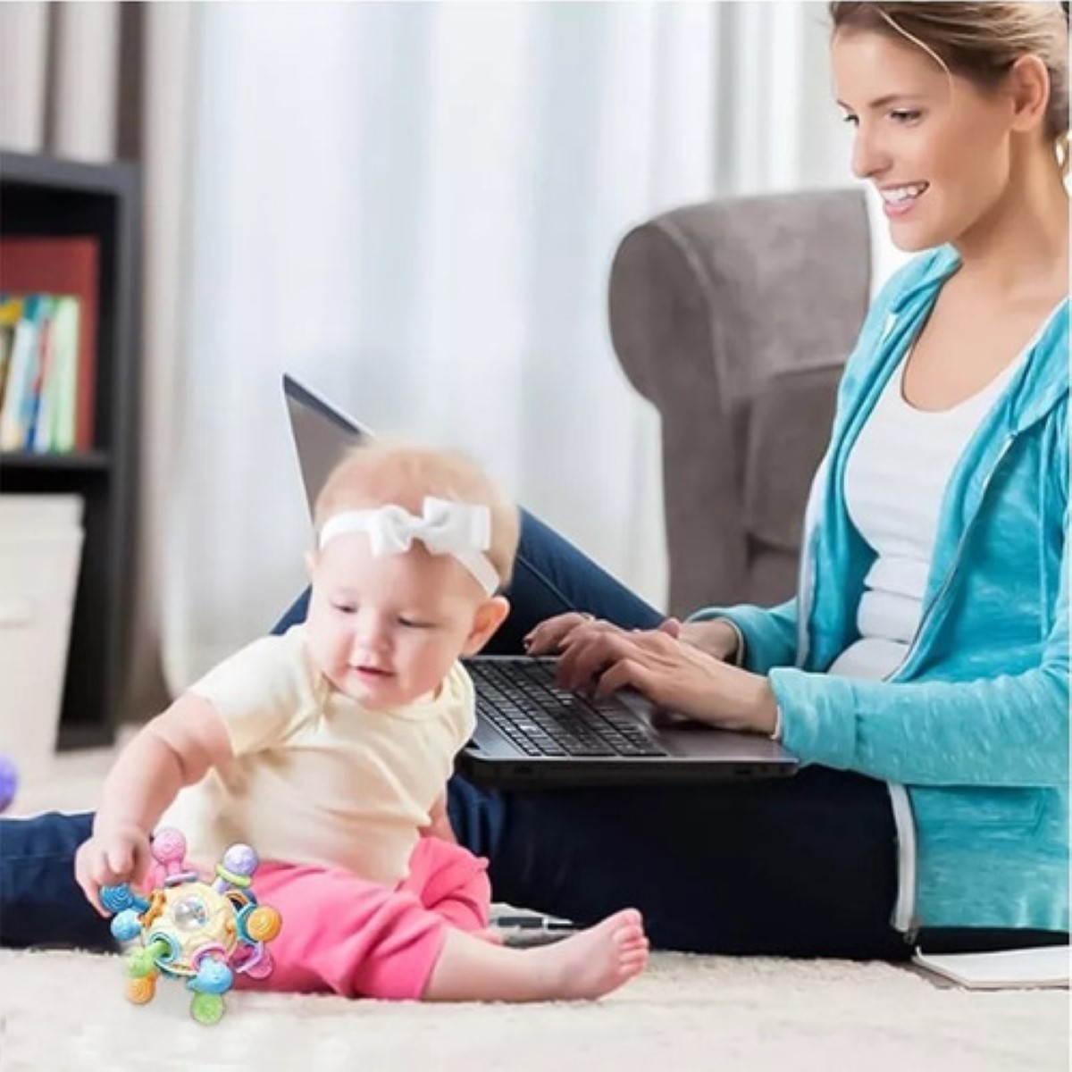 uguete Sonaja Mordedera Estimulación Sensorial Dentición Bo