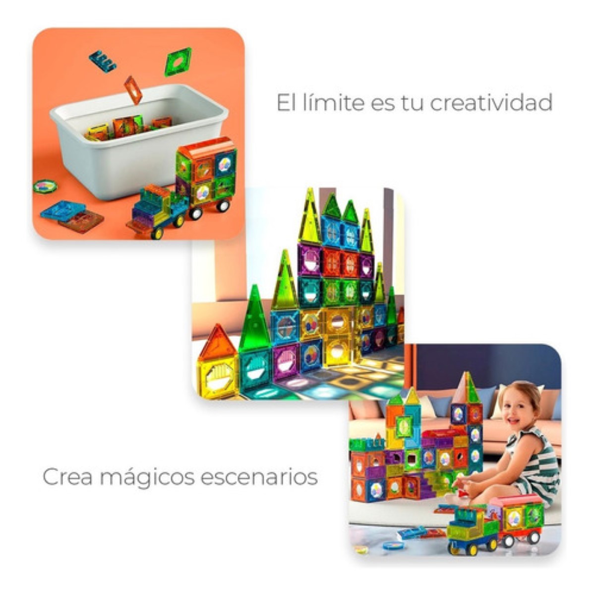 "Set de construcción magnético Raganet BB018 149 piezas "