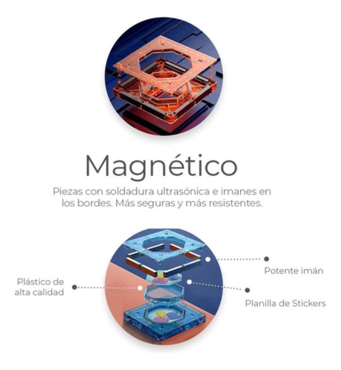 "Set de construcción magnético Raganet BB018 149 piezas "