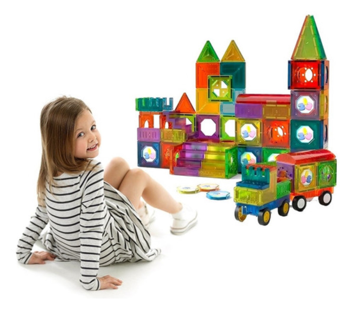 "Set de construcción magnético Raganet BB018 149 piezas "