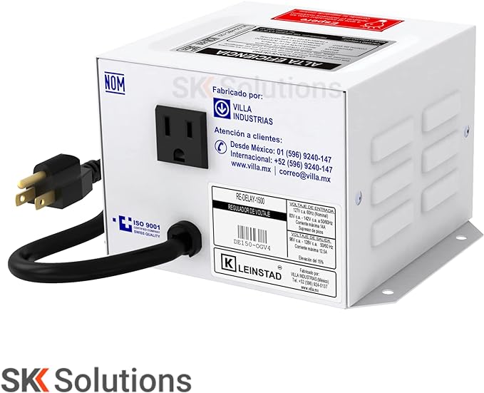 Kleinstad Regulador De Voltaje 2500VA/1500W (línea Blanca).