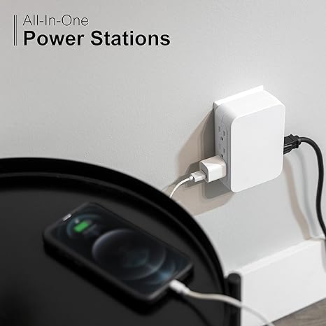 SURGE PROTECTOR TAP, 6 OUTLET 1500 J SIDE ACCESS.