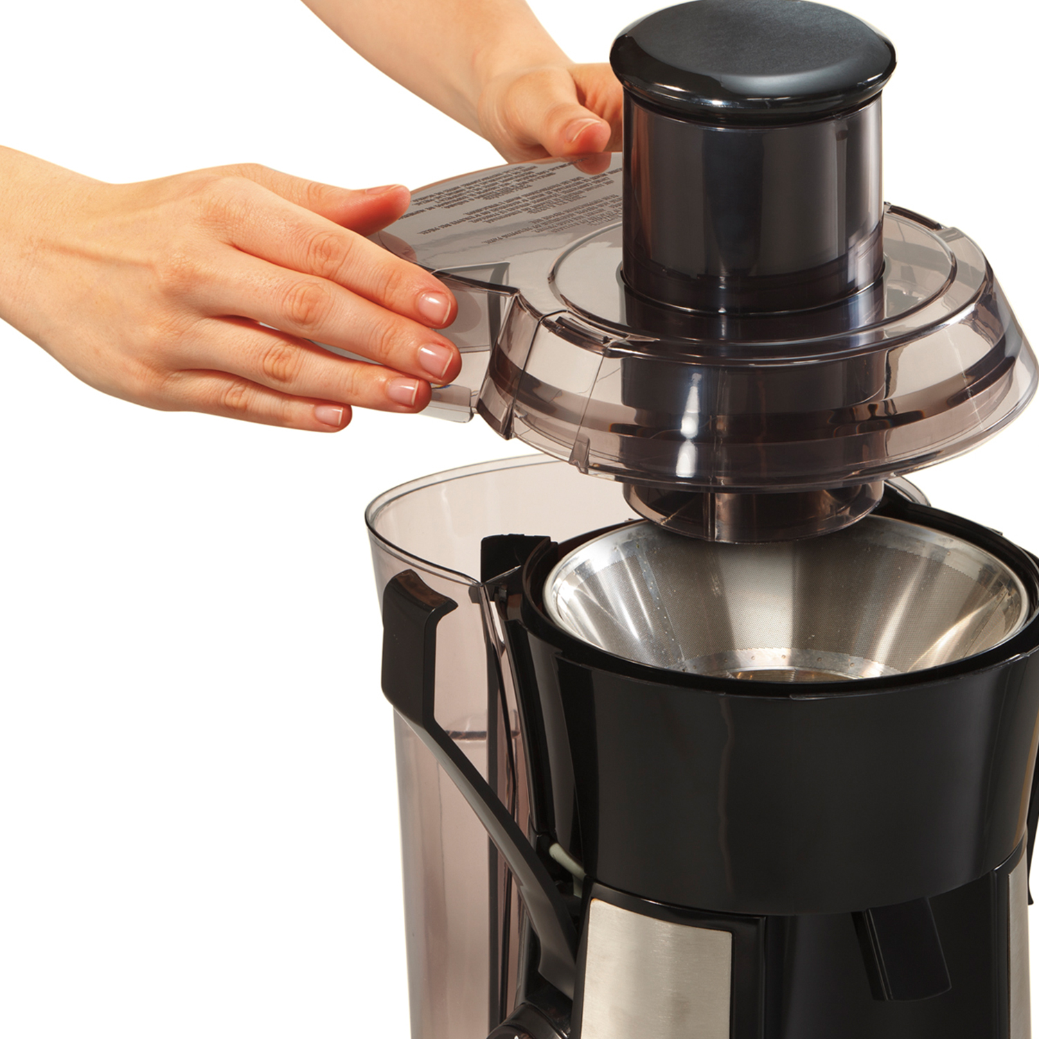 Extractor de jugos 800 watts negro hamilton beach.