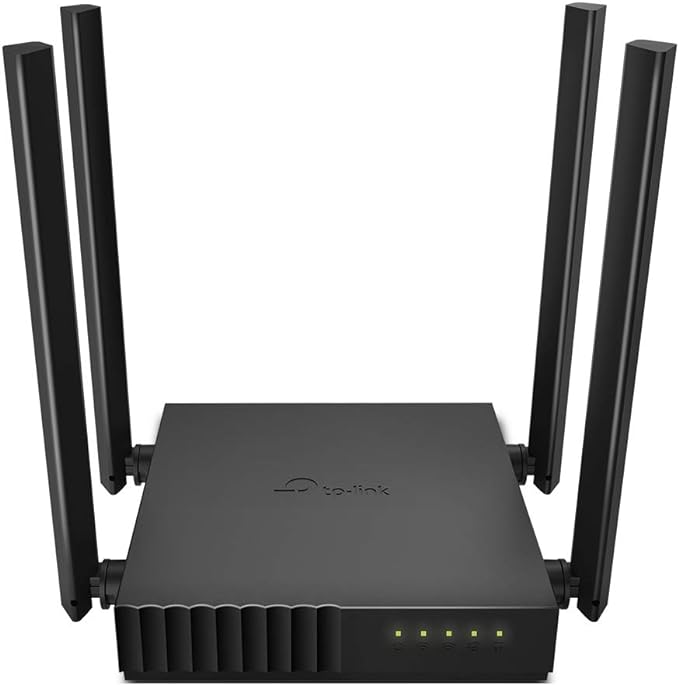 TP-Link Archer C50 Router Wi-Fi de Banda Dual Router Inalámbrico AC1200, 300Mbps en 2.4 GHz y 867 MBps en 5 GHz, 4 Antenas.