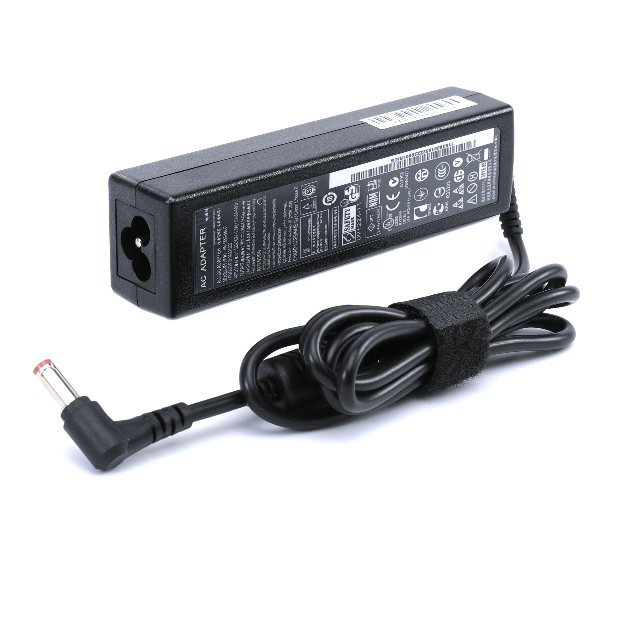 Cargador Compatible con Lenovo 20v 3.25a Punta Café 5.5*2.5mm