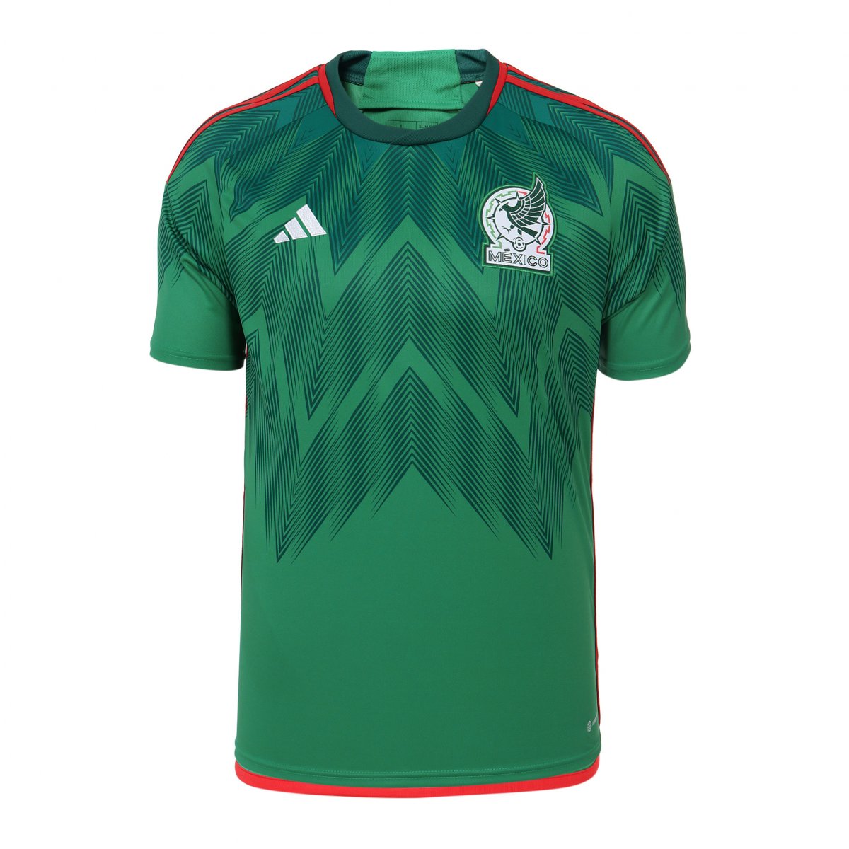 Jersey Original Adidas de la Selección Mexicana local mundial Qatar 2022 HD6899.