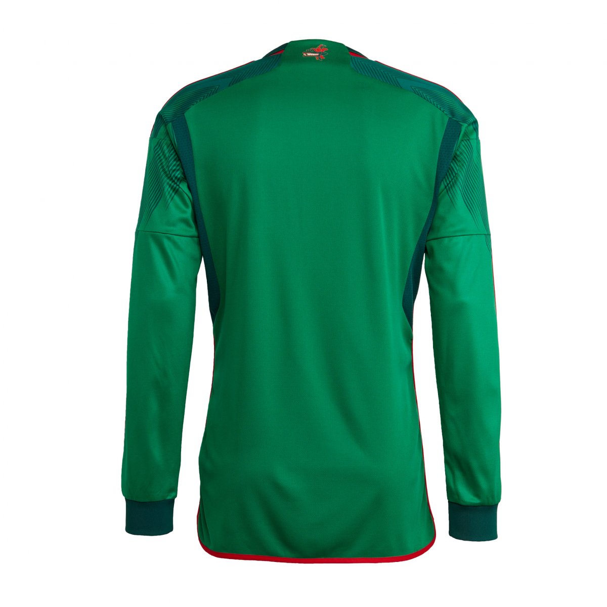 Jersey Original Adidas de la Selección Mexicana local manga larga mundial Qatar 2022 HE8850.