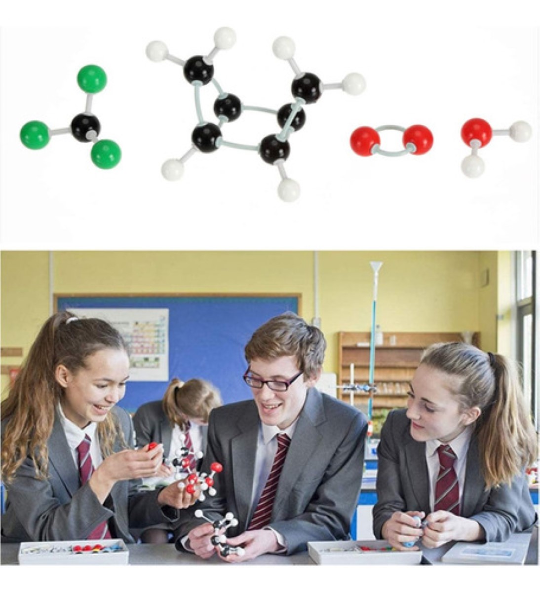 "Kit De Modelo Químico De Estructura Molecular Atómica "