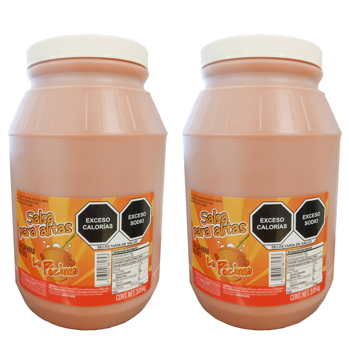 Salsa Para Alitas La Pócima 3.85kg 2pz.