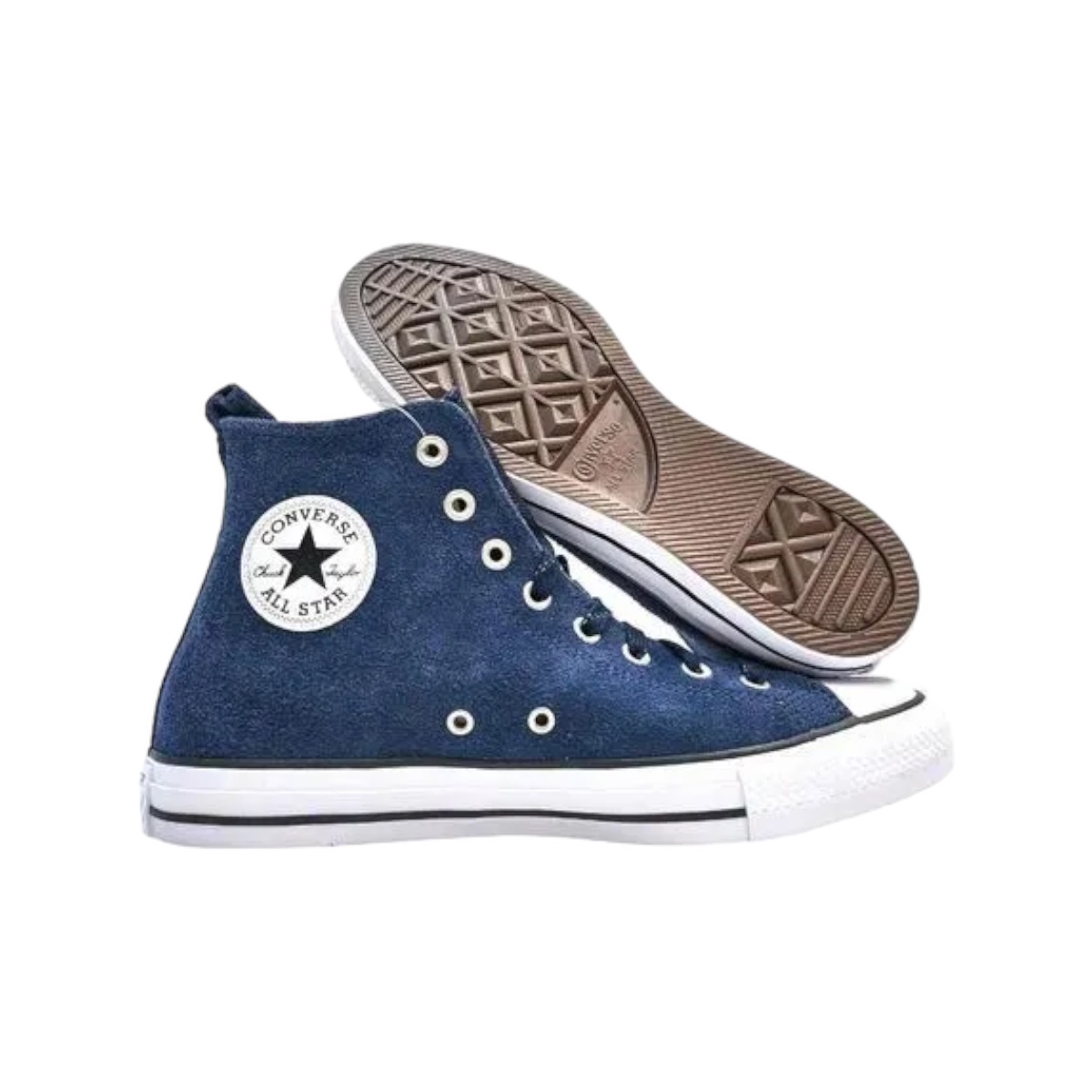 Tenis Converse Ctas Hi De Bota Color Azul - 100% Original