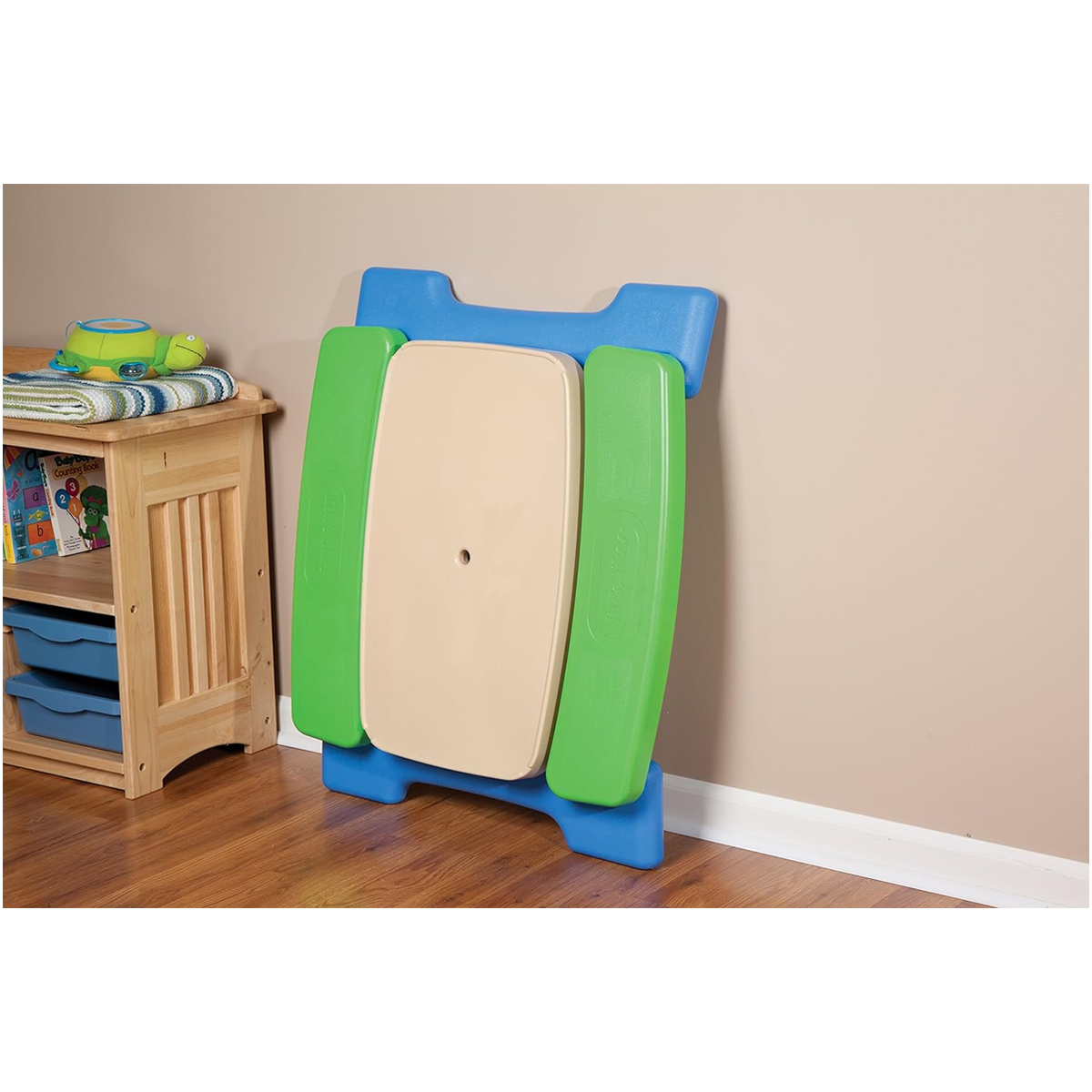 Mesa Picnic Con Sombrilla Easy Store Little Tikes Azul
