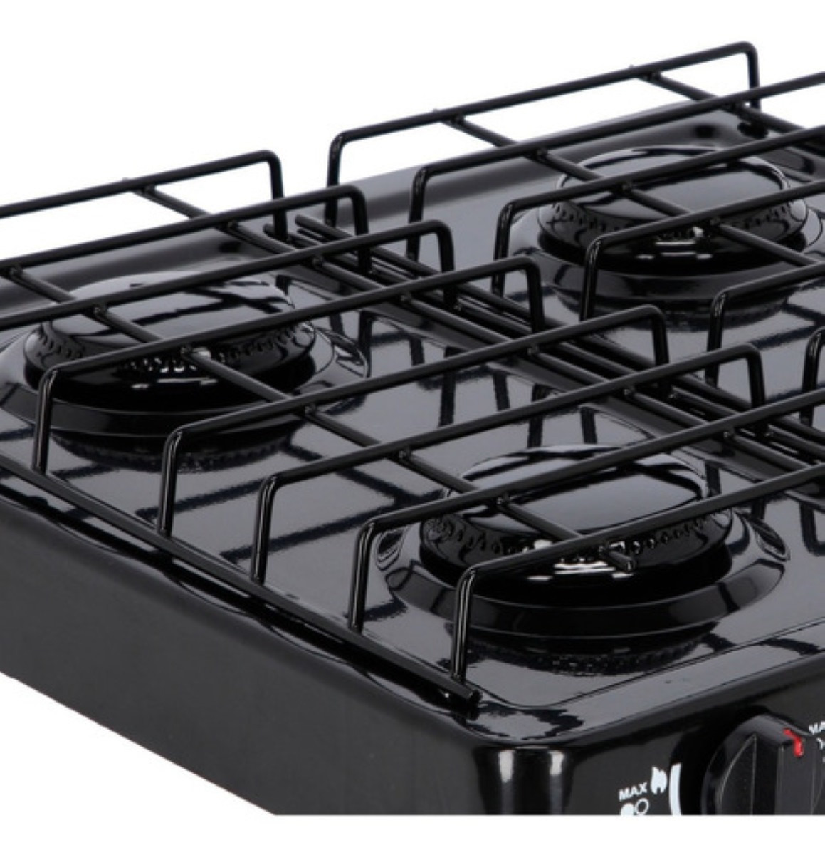Parrilla/estufa Mesa De Gas De 4 Quemadores Envio Gratis Color Negro