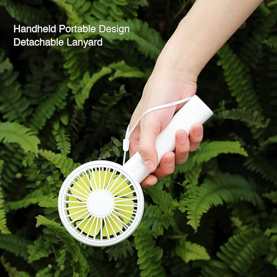 memumi Ventilador USB Portátil, Mini Handheld Fan Ventilador de Mesa de Escritorio de Ventilador Portátil 