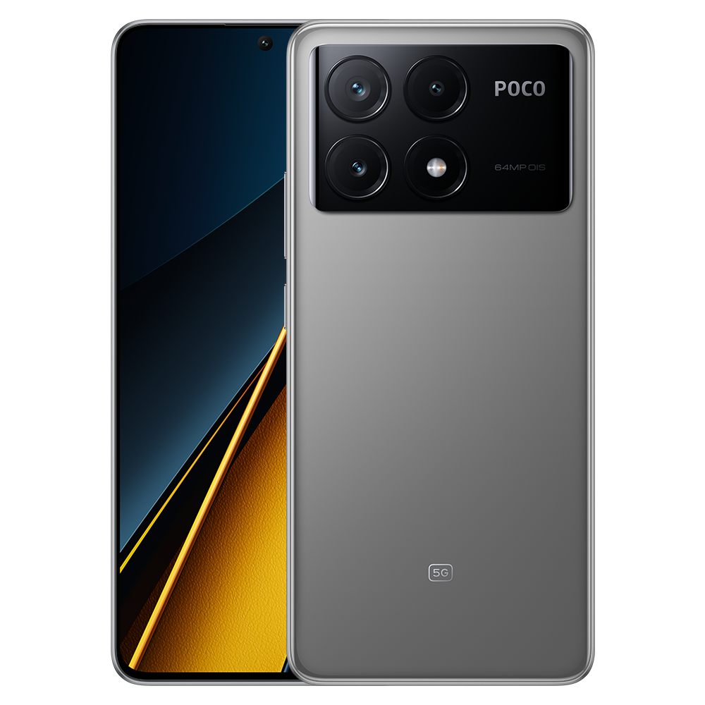 POCO X6 Pro 5G グレー 8GB RAM 256GB Celular Xiaomi POCO X6 Pro 5G 256GB 8GB Grey.