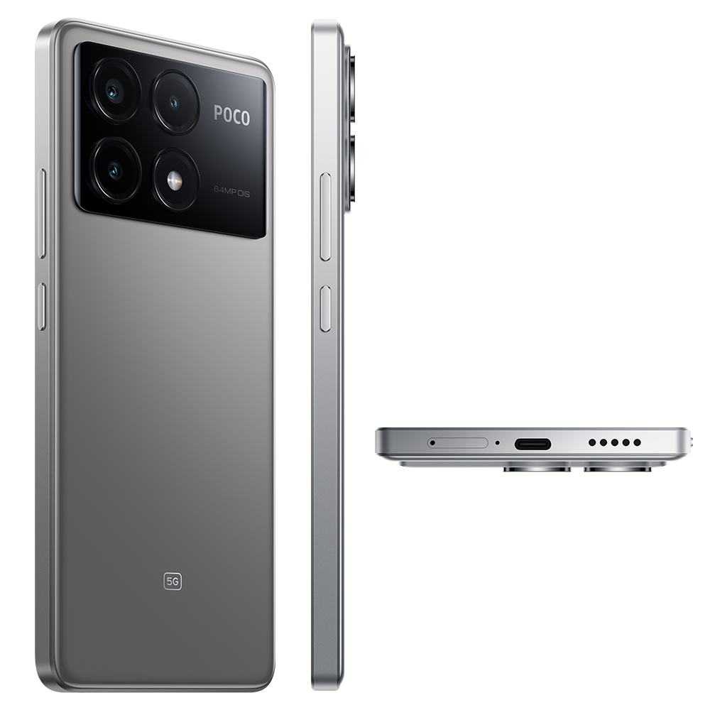Celular Xiaomi POCO X6 Pro 5G 256GB 8GB Grey.