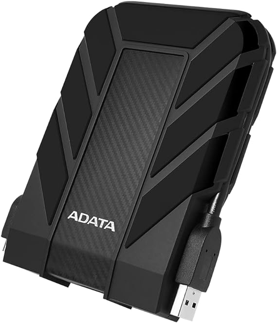 ADATA Disco Duro Externo HDD HD710P,4 TB, Resistente a golpes,agua y polvo, certificación grado militar, Color Negro.