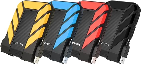 ADATA Disco Duro Externo HDD HD710P,4 TB, Resistente a golpes,agua y polvo, certificación grado militar, Color Negro.