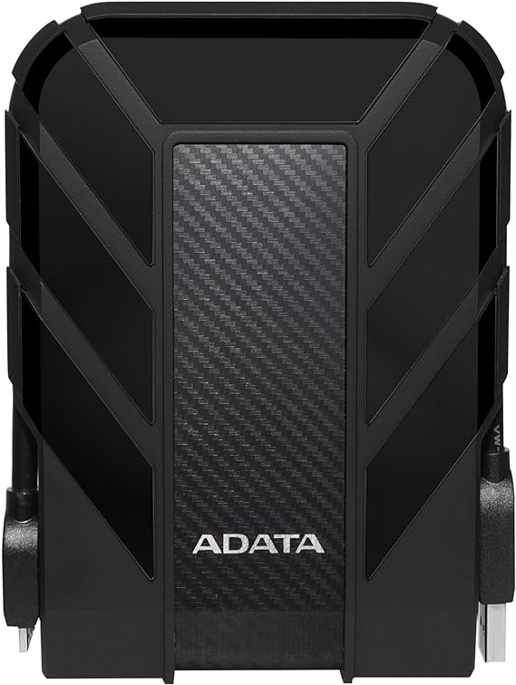 ADATA Disco Duro Externo HDD HD710P,4 TB, Resistente a golpes,agua y polvo, certificación grado militar, Color Negro.