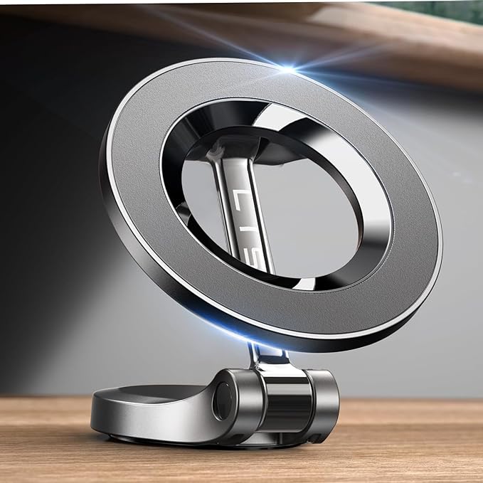 LISEN Soporte Celular Automóvil Magnético, [24 imanes N55] Porta Celular Auto Tablero, Universal Base Celular Auto para iPhone 15 Pro MAX Mini 14 13 12, Galaxy S23 S22 Ultra, Motorola, Xiaomi, Huawei.