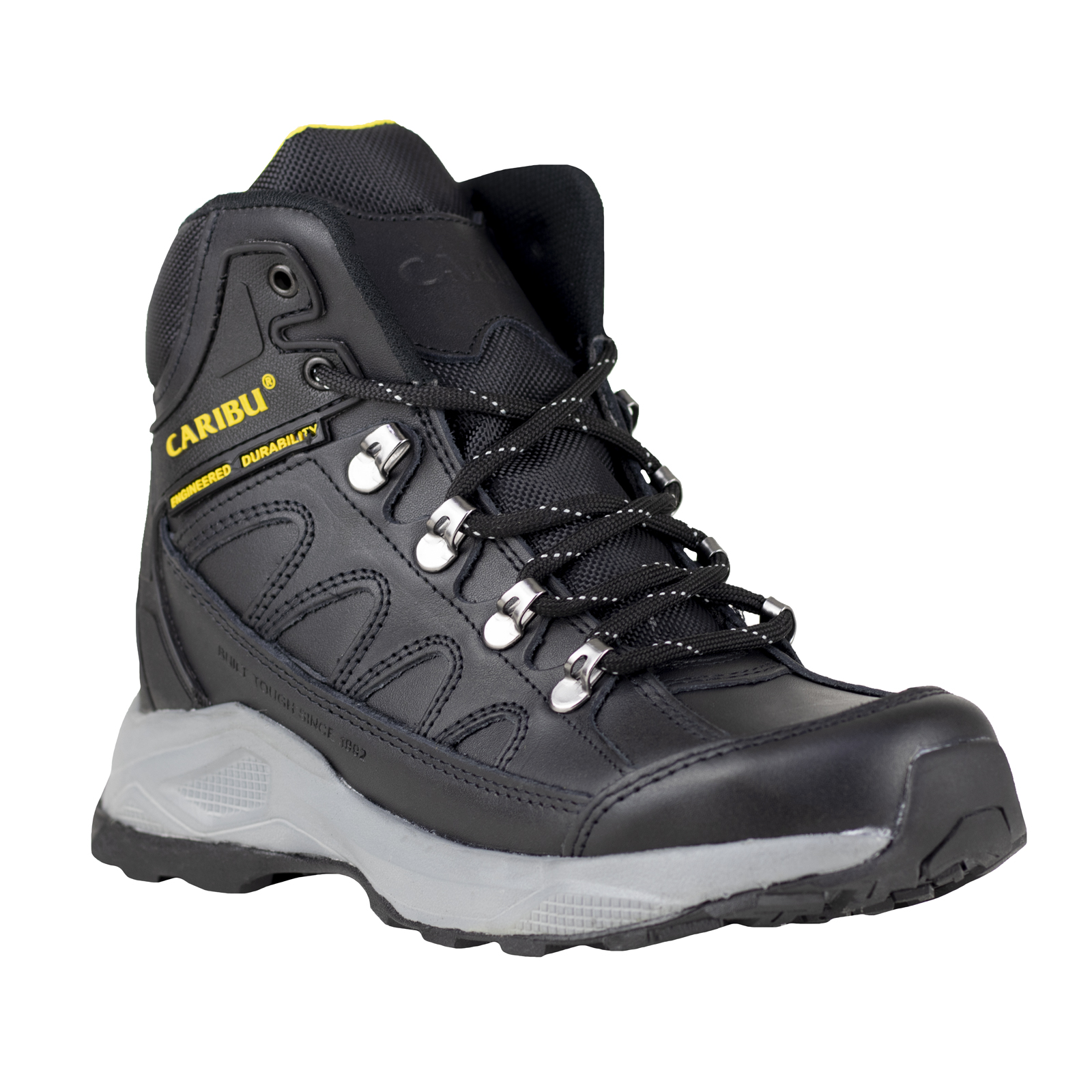 Botas Outdoor Hombre Aventura Senderismo Caribu 002-n Negro.