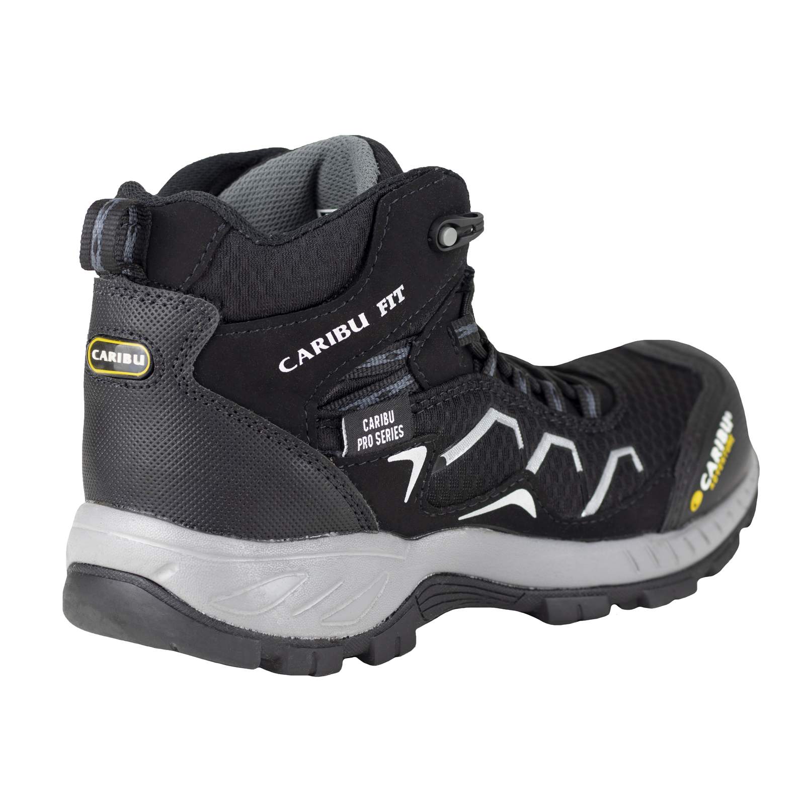 Botas Hombre Outdoor Tipo Senderismo Sintet Caribu 324 Negro.