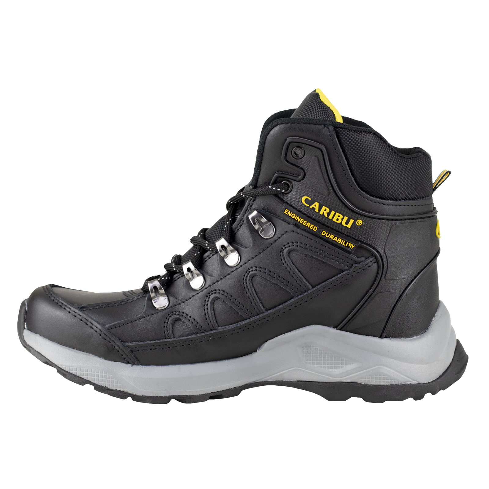 Botas Outdoor Hombre Aventura Senderismo Caribu 002-n Negro.