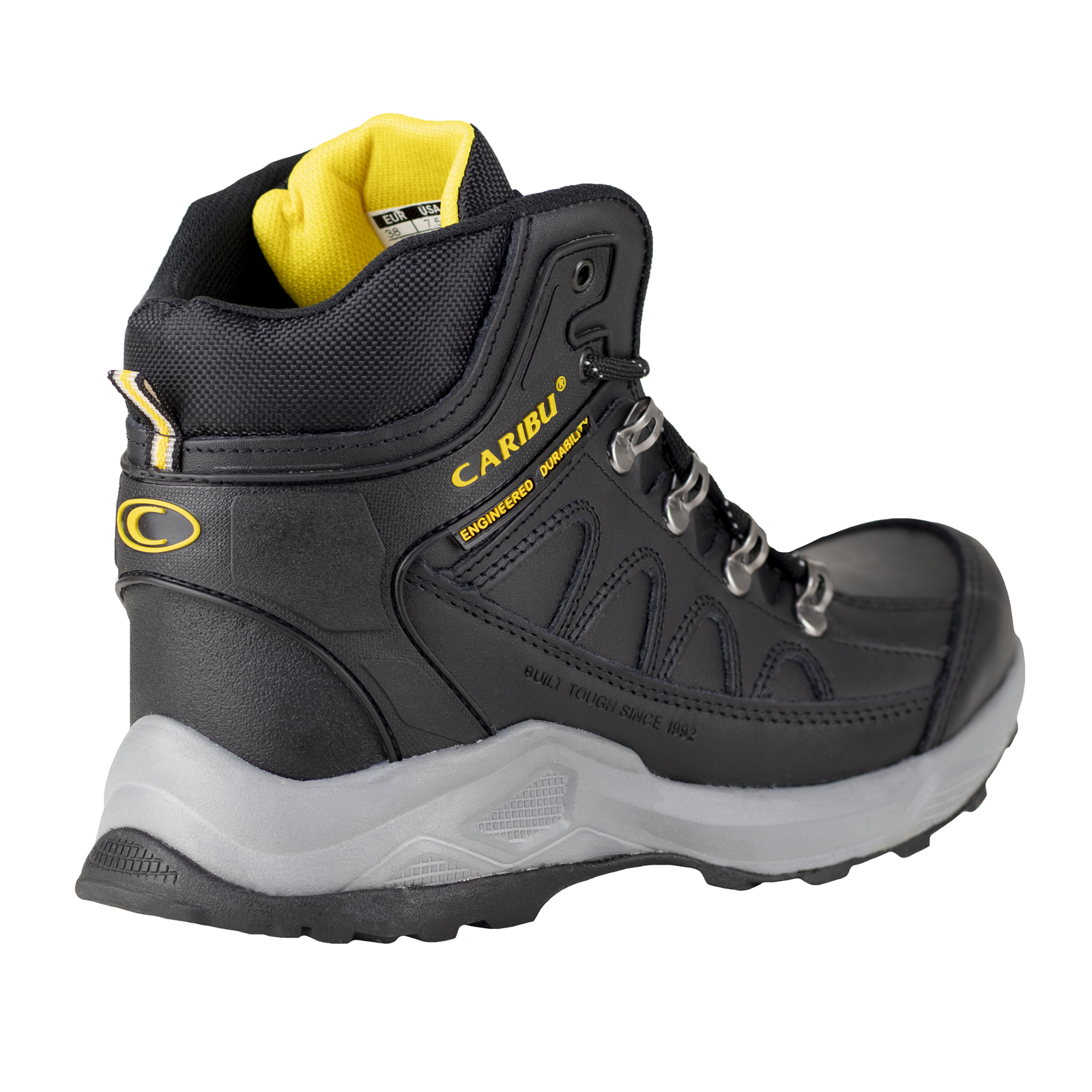 Botas Outdoor Hombre Aventura Senderismo Caribu 002-n Negro.