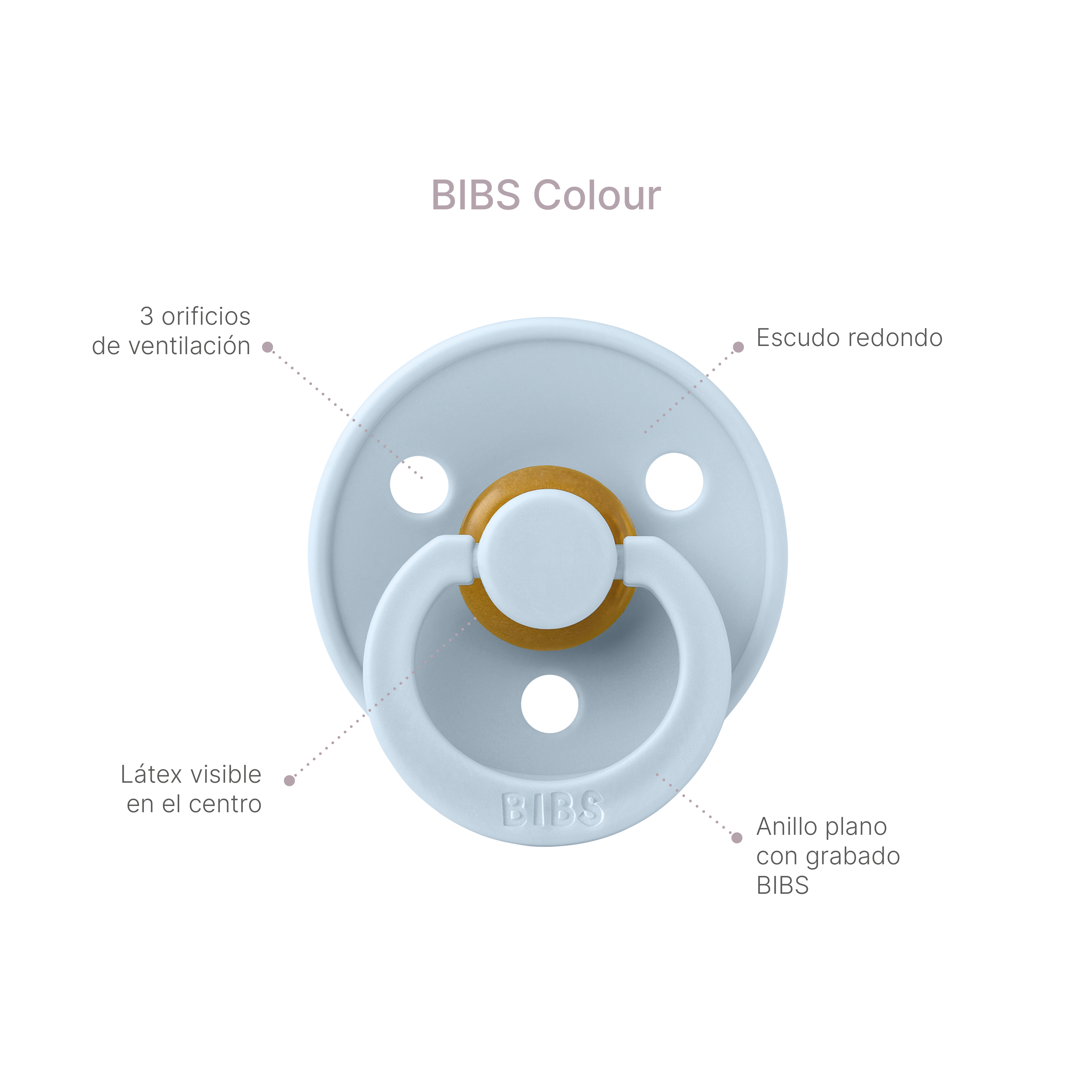 Bibs Chupones De Látex Para Bebe De 0-6 Meses.