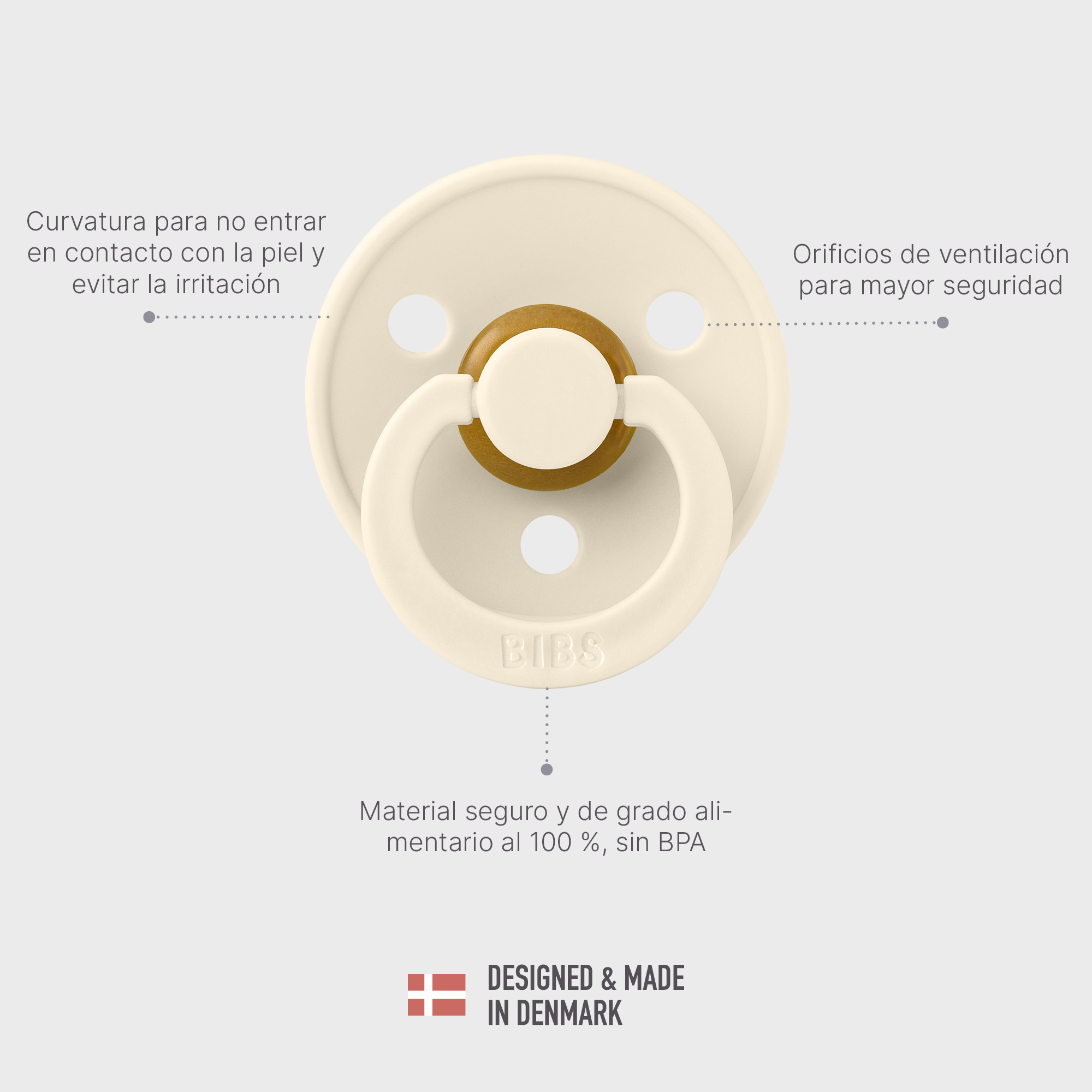 Bibs Chupones De Látex Para Bebe De 6-18 Meses.
