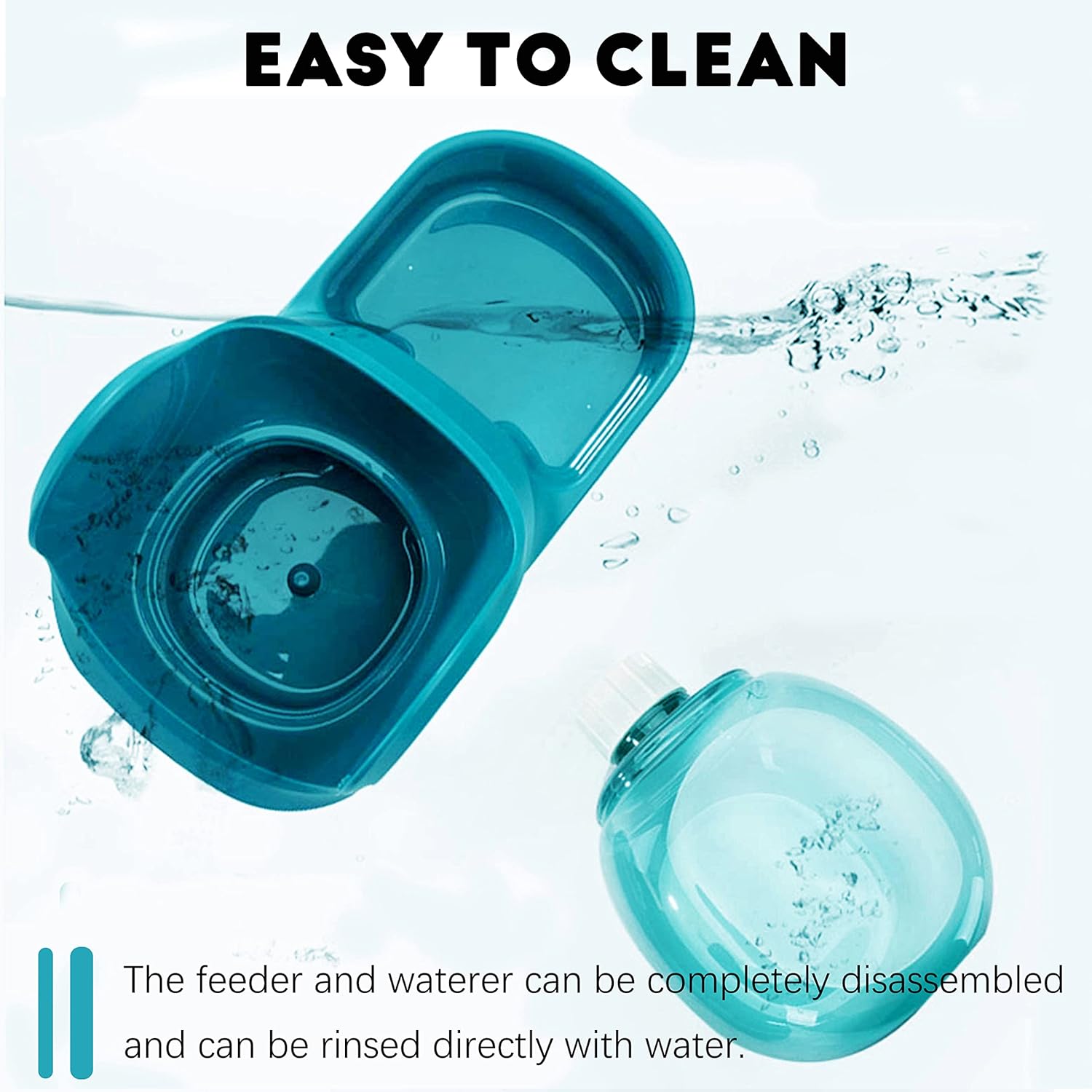 Dispensador De Comida Y Agua Para Mascota Premium De Lujo.