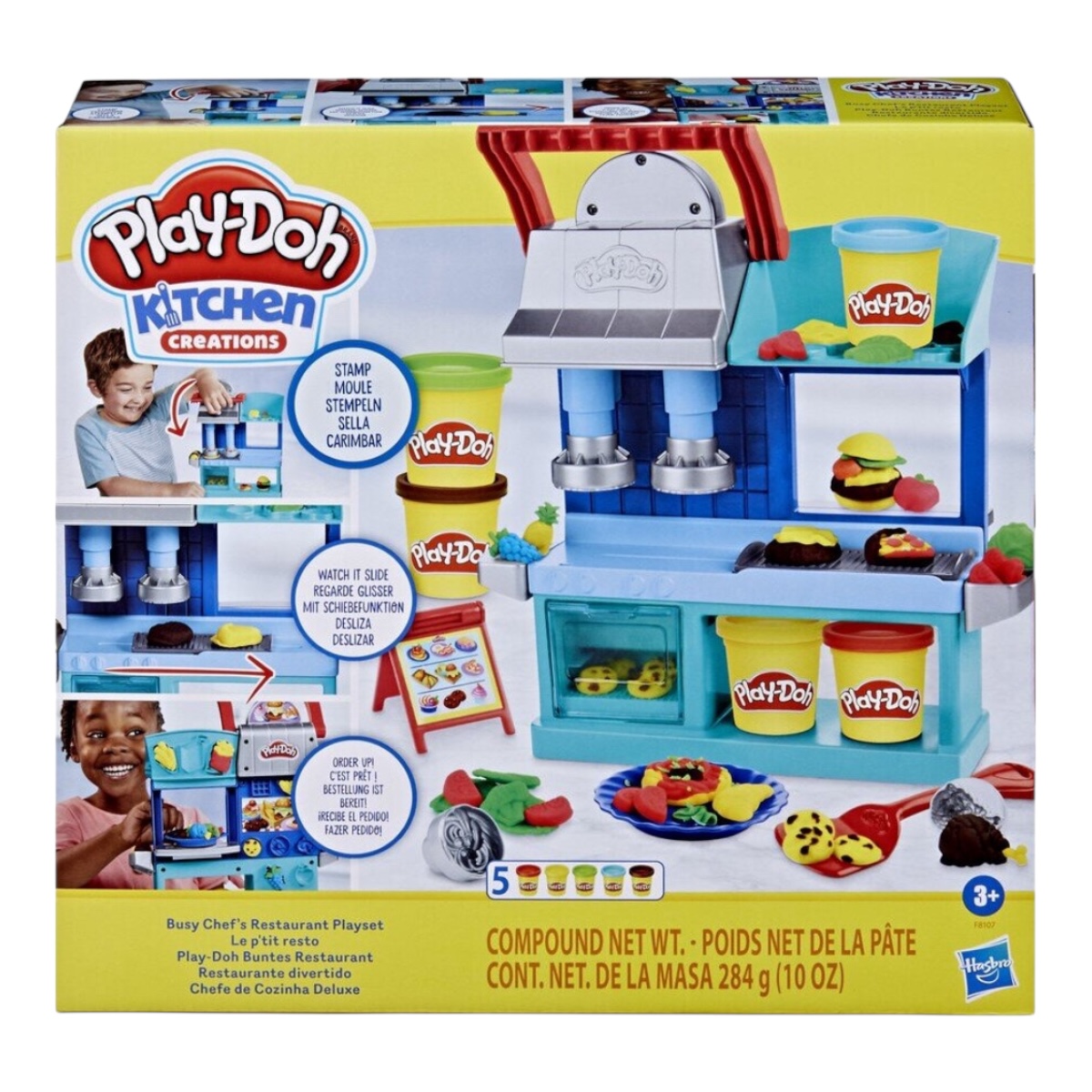 Masas Kitchen Creations Restaurante Divertido +3 Play Doh.