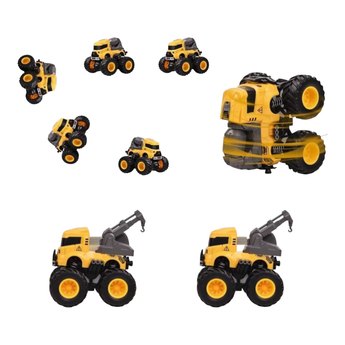 Lonandy Paquete De 4 Juguetes Para Camiones De Construcción.