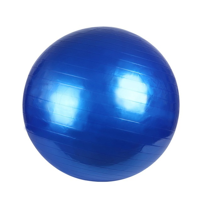 Pelota De Yoga Y Pilates De 75 Cm color azul.