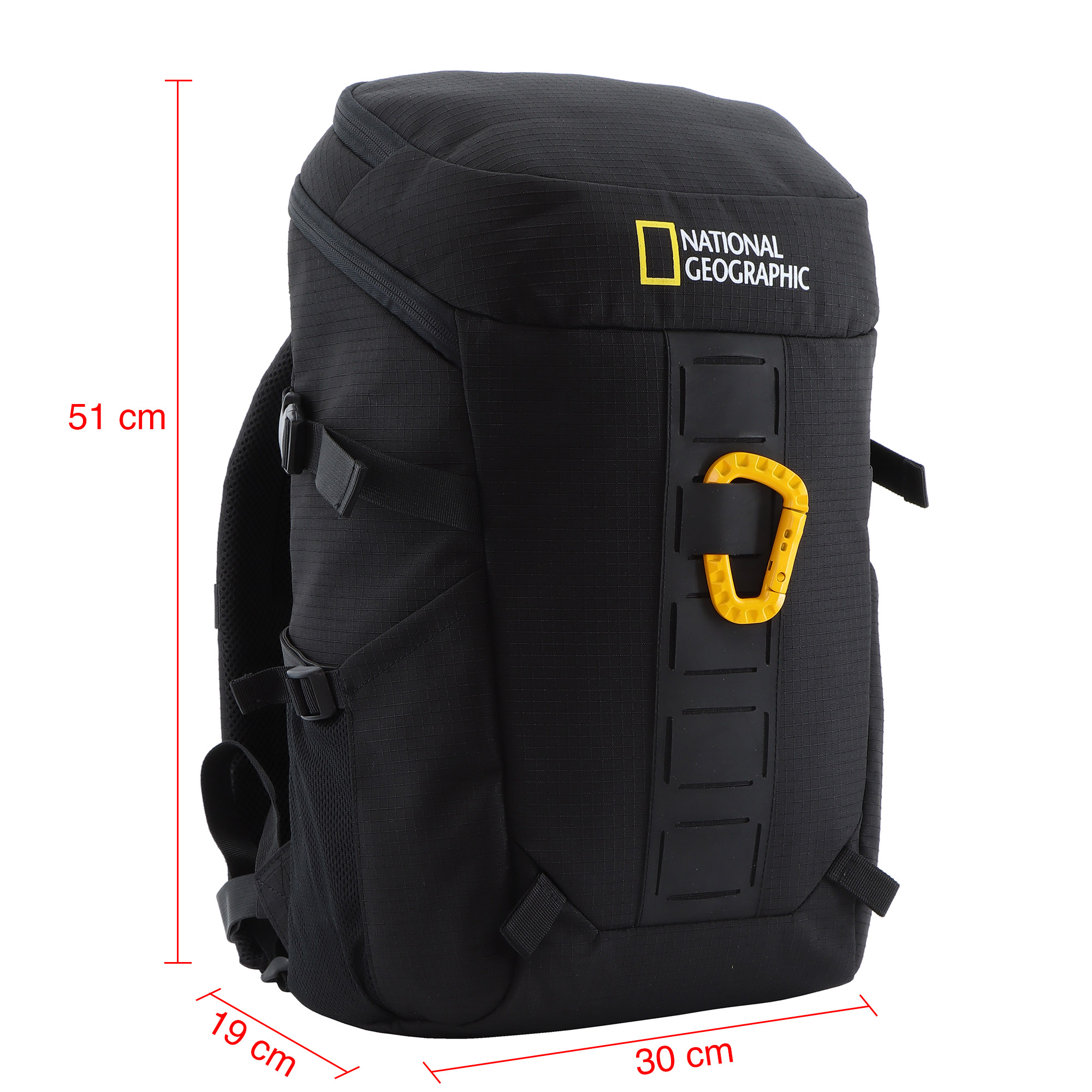 Mochila Nat Geo N21218.06, EXPLORER III 29 L, negro.